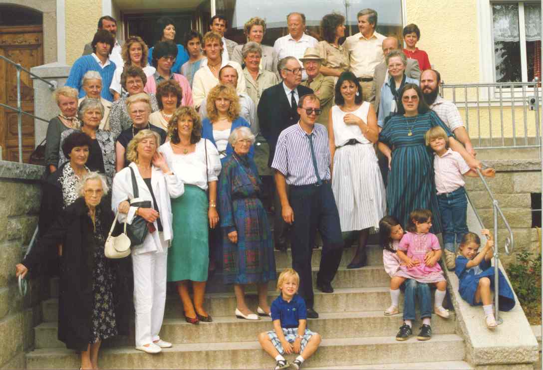 Familientreffen Pongratz 1987